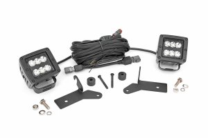 Jeep Wrangler LED Light Kit - Hinge Mount - Rough Country - 2 Jeep Wrangler LED Light Kit - Hinge Mount - Rough Country - 2